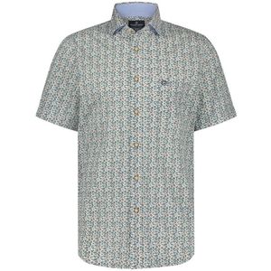 Fellows United Shirt korte mouw butterfly Mint green (41.6612 - 175)