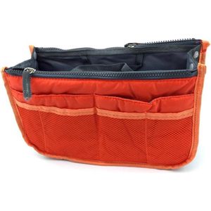 Bag in bag hand tas organizer – houd uw (hand) tas netjes en geordend! - 28cm * 9cm * 16.5cm – oranje