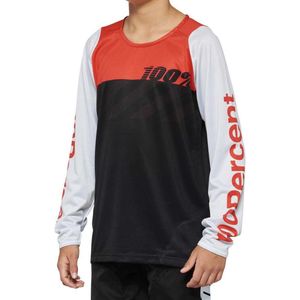 R 100 - Core Trui - Lange Mouwen - Zwart Wit - Katoen