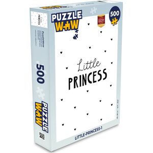 Puzzel Spreuken - Little princess - Meisjes - Prinses - Quotes - Legpuzzel - Puzzel 500 stukjes
