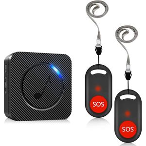 Draagbare Pager Voor Zorgverleners / Sos Alarm - Noodoproepknop Bel / Noodalarmsysteem / Persoonlijke Alarmhulp \ Portable Pager For Caregivers / Emergency Call Button Call / Emergency Alarm System / 50 eu