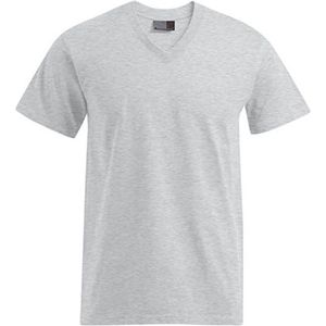 Herenshirt 'Premium V-neck' met korte mouwen Sports Grey - 5XL