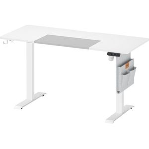 Rootz Elektrisch In Hoogte Verstelbaar Bureau - Zit-Sta Bureau - Sta Bureau - Spaanplaat - Staal - Vliesstof - 60cm x 140cm x 120cm