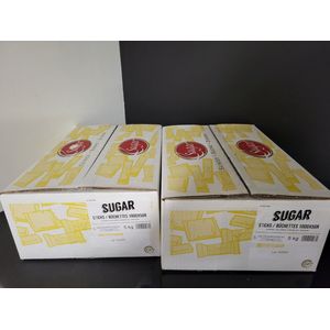 Suikersticks 2 dozen - 1000 stuks x 5 gram per doos