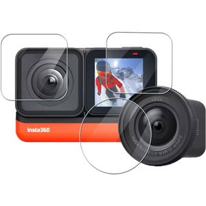 TechDefend Screenprotector voor Insta360 One R 1-Inch Edition - 2x LCD & 1x Lens