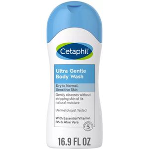 Cetaphil Ultra Gentle Body Wash - Fragrance Free - Ultrazachte - Lichaamswas - Douchegel - Geurvrij - 500 ml