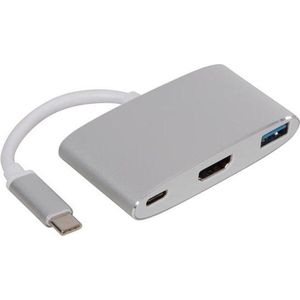 USB 3.1 TYPE C naar HDMI + USB 3.0 + POWER DELIVERY