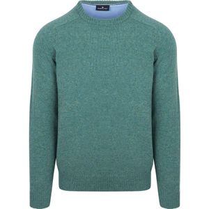 Steppin' Out Trui Lamswol Aqua Groen - Maat M - Heren