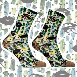 Sock My Feet - Sock my aqua face