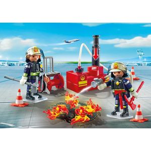 Playmobil Brandweermannen met blusmateriaal - 5397