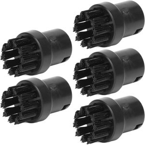 JHubers Goods - Stoomreiniger Opzetborstels, Stoommachine Borstel voor Zwarte Stoomboot - Vervangingsborstel - Krachtige Reinigingsborstels - Geschikt voor diverse modellen - Handig en Effectief