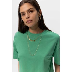 Sissy-Boy - Groen jersey cropped T-shirt