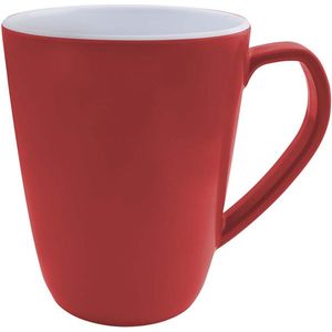 Bo-Camp - Mok L - Two-tone - Melamine - 4 Stuks - Rood