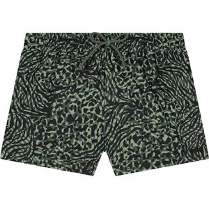 SHIWI Girls SIL swim shorts mixed animal Bikinibroekje - forest green mixed animal - Maat 158/164