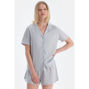 Dagi Koelend Overhemd met Korte Mouwen en Overhemdkraag