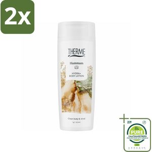 Therme - Hammam - Hydra+ Bodylotion - Hydraterend - Verzorgend - 250ml - Voordeelverpakking - 2 stuks - Lichaamslotion - Hydraterende lotion
