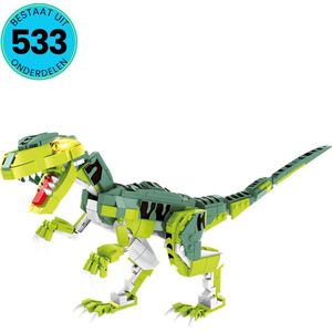 Dino Speelgoed Set Geschikt Voor LEGO - Vanaf 6 Jaar - 533 Bouwstenen - Velociraptor - Bouwset - STEM Speelgoed - Bouwsets - Bouwspeelgoed - Inclusief Handleiding