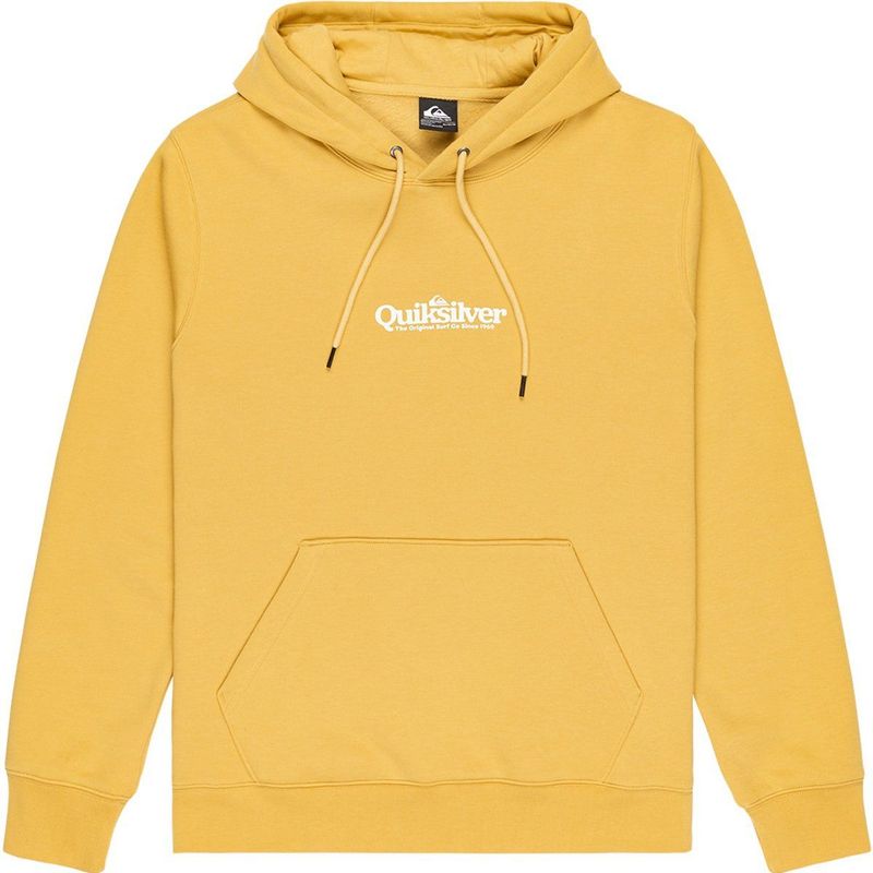 Quiksilver - Screen Fineline - Hoodie - Geel - Regular Fit