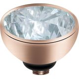 MelanO - Twisted Zirkonia Zetting - Rosékleurig - Crystal - 6mm