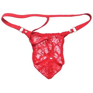 Heren Tanga Ondergoed van Kant en Mesh - Microthongs in Verschillende Kleuren