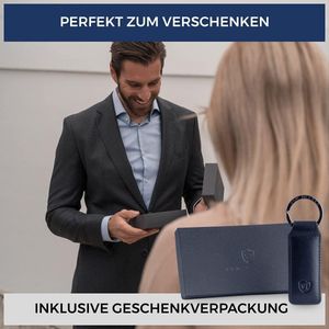 Sleutelhanger leer met geschenkdoos - sleutelorganizer - sleutelband - sleutelhouder - cadeau voor dames en heren - Rosé - Eén maat