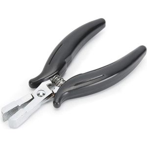Mini Tang voor Micro Nano Ring Hair Extensions Opener - Professional Hair Extension Tool Zwart