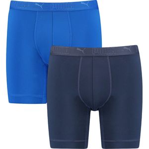 Puma 2-pack extra lange pijpjes boxershort - Microfiber - S - Zwart