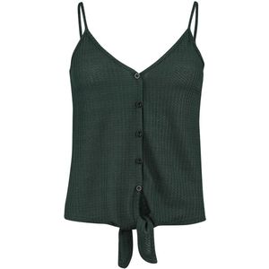 Forplay Jule Top donkergroen S Polyester Dames - Basics