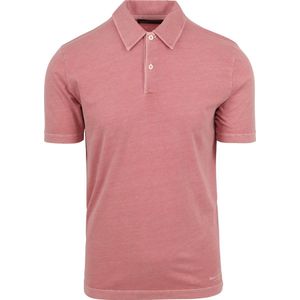 Marc O'Polo - Poloshirt Terry Cloth Roze - Modern-fit - Heren Poloshirt Maat L