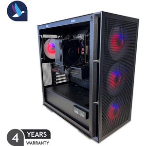 DeepCool VIII ARGB Gaming PC | AMD Ryzen 7 - 5700X | AMD Radeon RX 9070 XT - 16 GB GDDR6 | 32 GB DDR4 | 1 TB SSD - NVME | Windows 11 Pro