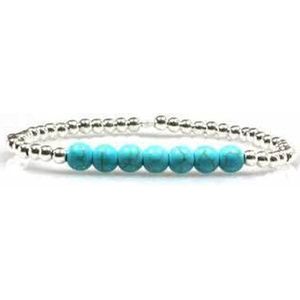 Heaven Eleven - 925 zilver - turquoise kralen