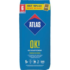 Atlas OK! elastische lijm (C1TE 1-10 mm) 25kg