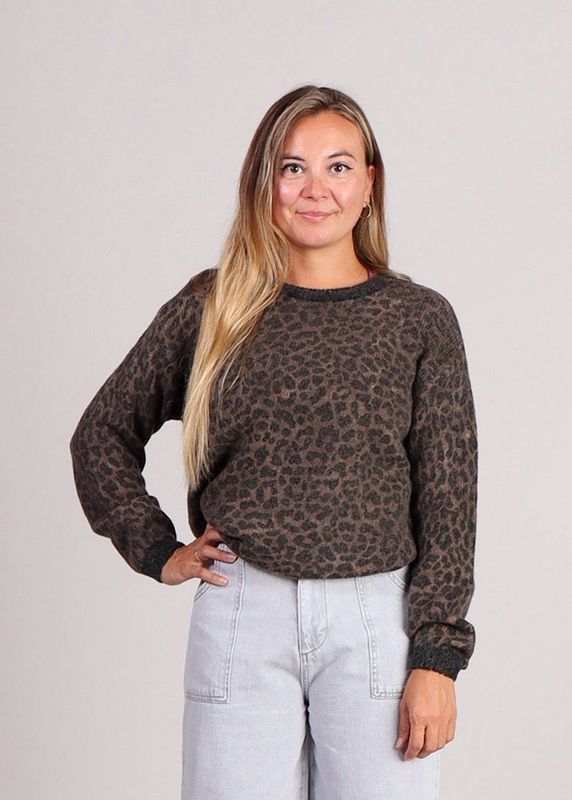 Grace & Mila - SANTIGOLD - Gebreide Trui - Leopard Print