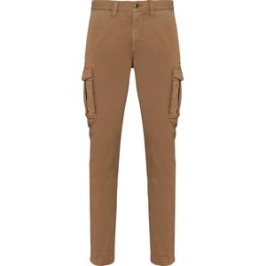 Native Spirit Ecologische verwassen cargobroek heren NS740 - Washed Dark Camel - 50 NL (44 FR)