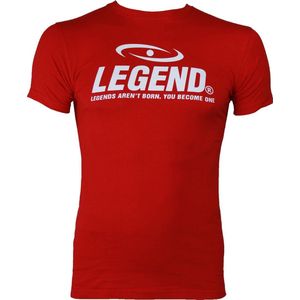 Legend Sports Logo T-shirt Rood Maat Xxs