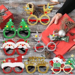 Kerstbrillen - kerstbrilframe - kerstboom brilmontuur - kerstbrillen met verschillende designs - voor kerstfeest en vakantiegelegenheden - 6 stuks