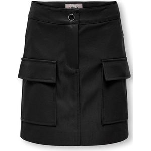 KOGVERA FAKE-LEER ROKJE ZWART