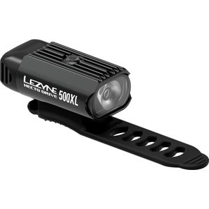Lezyne Hecto Drive 500XL - Oplaadbare LED fietslamp - 8 standen - tot 500 Lumen - Accu tot 20 uur - Waterdicht - Zwart
