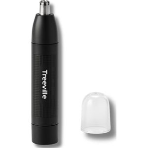 Tree Ville Neustrimmer - 3-IN-1 Neus, wenkbrauw en Oorhaar trimmer - Zwart