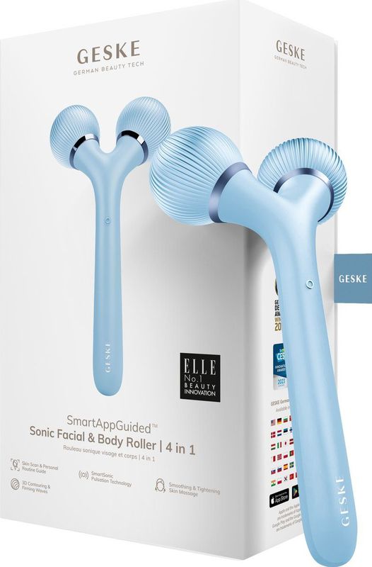 SmartAppGuided™ Gezichts- en Lichaamsroller - 4 in 1 - Sonisch - Voor Alle Huidtypes