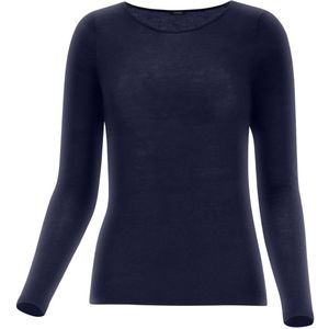 Oroblu - Perfect Line Cashmere - T-shirt - Blauw - Lange Mouwen