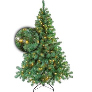 Excellent Trees® LED Stavanger Kunstkerstboom - Groen - 120 cm - 160 LEDs