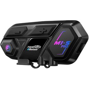 Motorfietsintercom - Motorfietshelm - Bluetooth - Headsets - Handsfree - Communicator - Intercom - Communicator BT Interphone - 2000M Koppelbaar tot 6 Bestuurders - Bluetooth Helm Headset