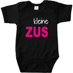 Kleine zus - Maat 80 - Romper zwart