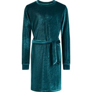 WE Fashion Meisjes velvet jurk met dessin