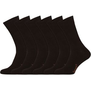 Heren sokken | Katoenen sokken | Merk: Basset | Kleur: Bruin | Maat: 39 t/m 50 | 6 Paar
