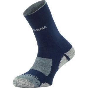 Enforma Mulhacén Kypros Wandelsokken – Trekking & Hiking – COOLMAX – Antibacterieel Koper & Zink – Ademend & Thermoregulerend - blauw / grijs - S (36-38)