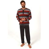 Normann badstof heren pyjama 22310193755 - Rood - M/50