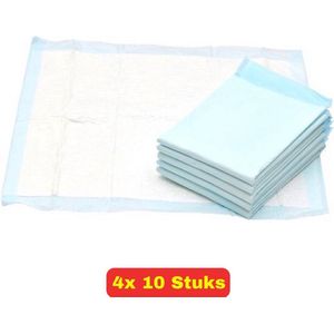 Romed Incontinentie onderlegger | 60x60 cm | 4x 10 stuks | Voordeelverpakking!