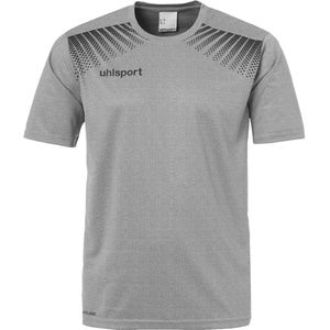 Uhlsport Goal Polyester Training T-Shirt Donker Grijs Melange-Zwart Maat 128